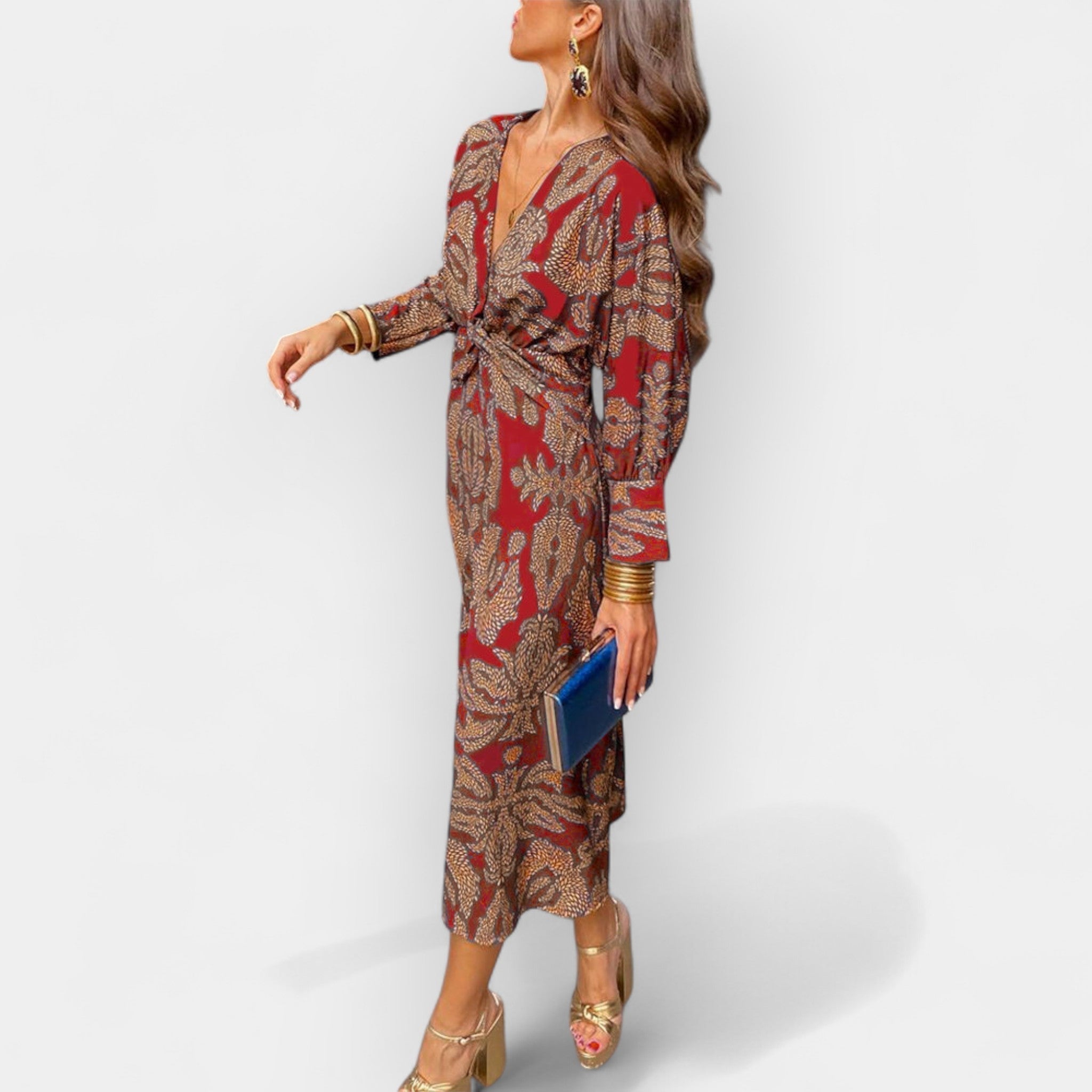 Minimalistinis Satino Suknelė