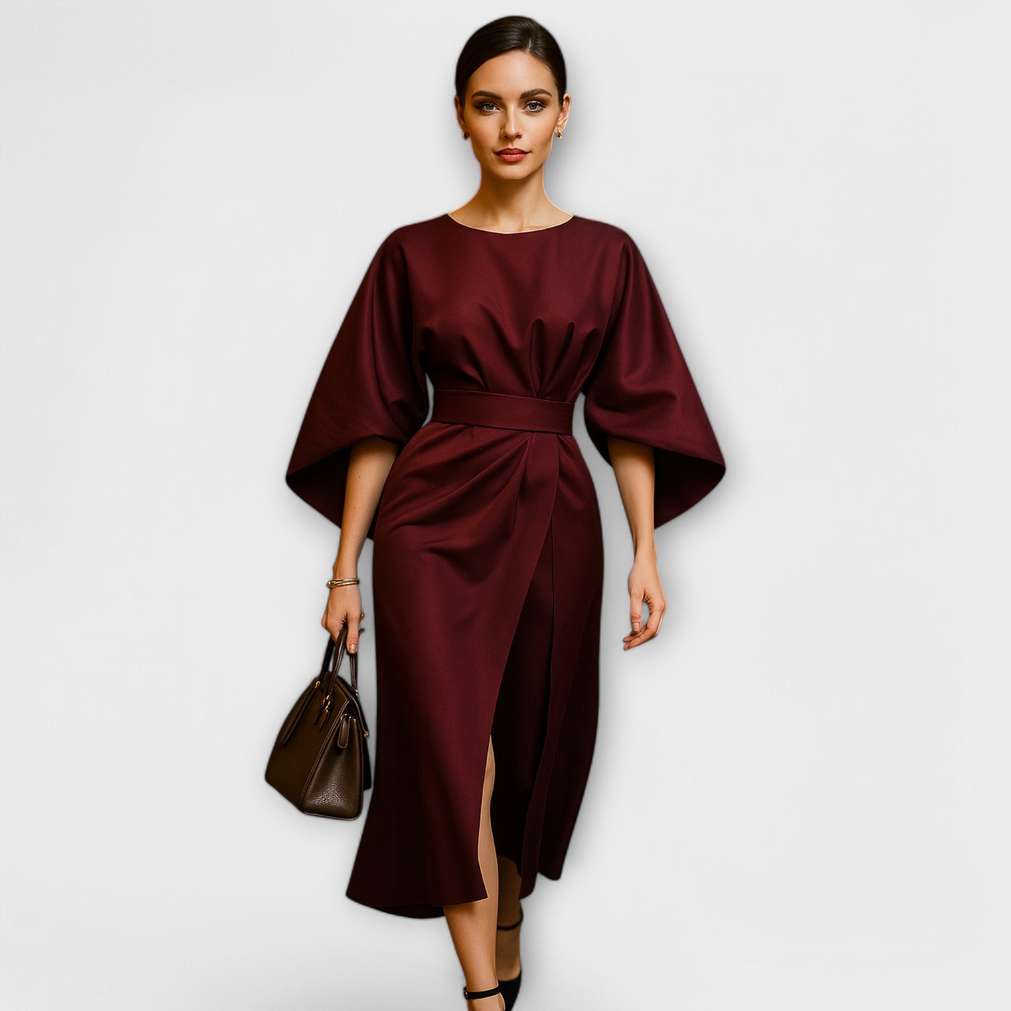 Sonia - Elegantiška suknelė su rankovėmis