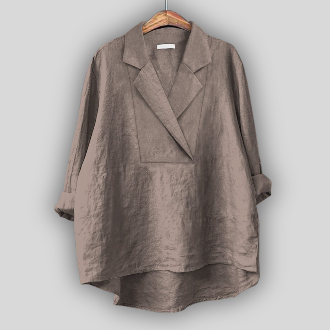 Lininė Bluzonė „Rožinė Aura“