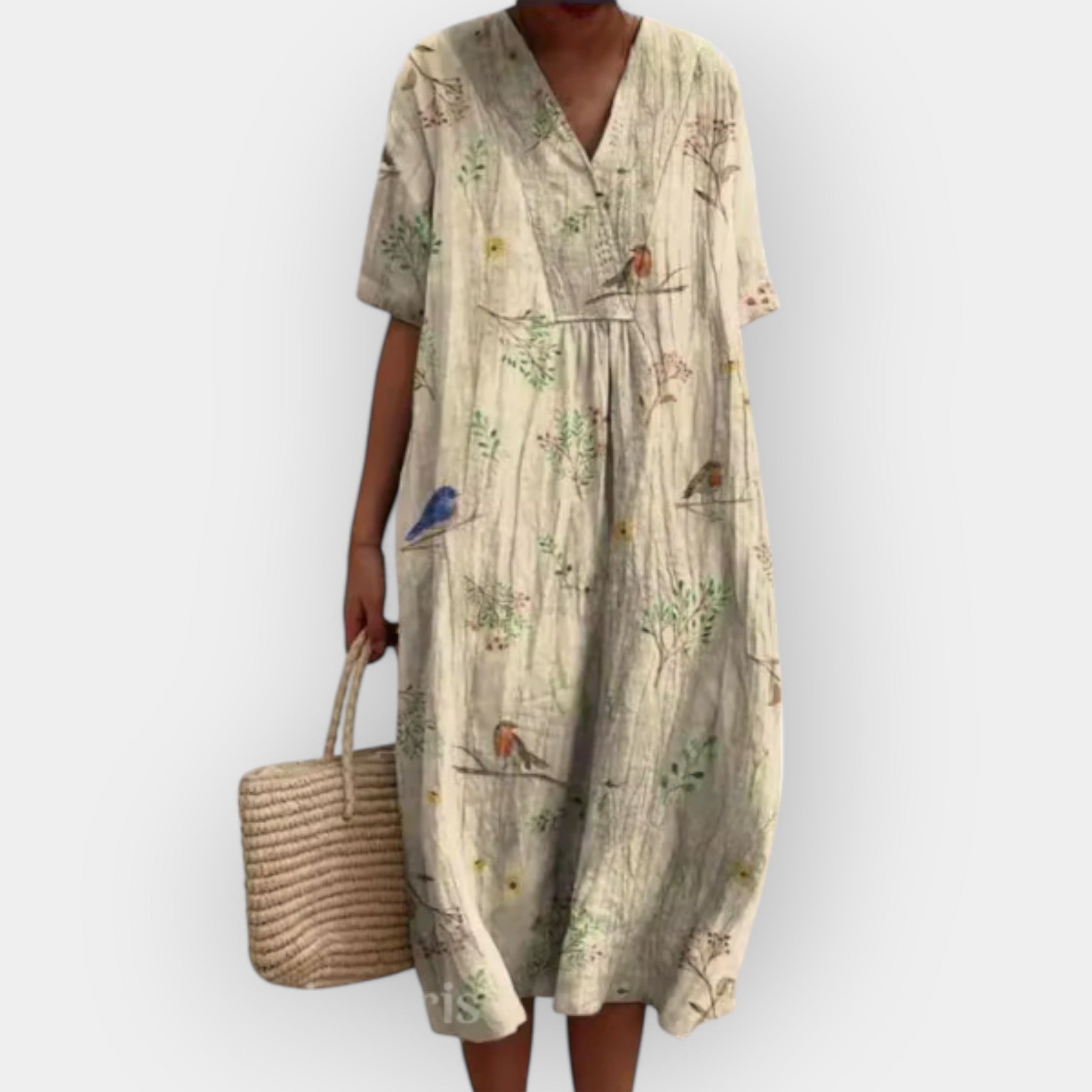 Gėlių Suknelė Vasaros Dienoms