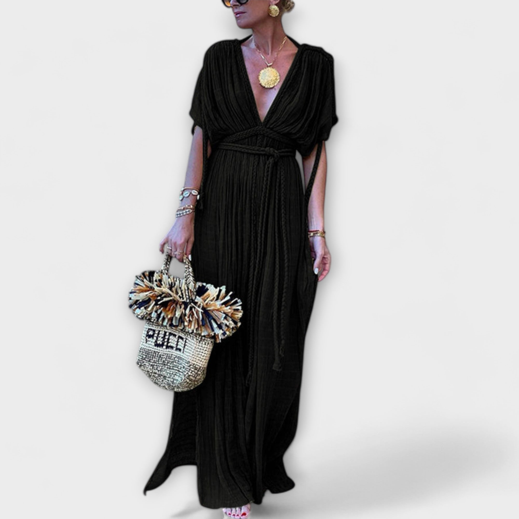 Bruna - Maxi kimono su graikišku stiliumi