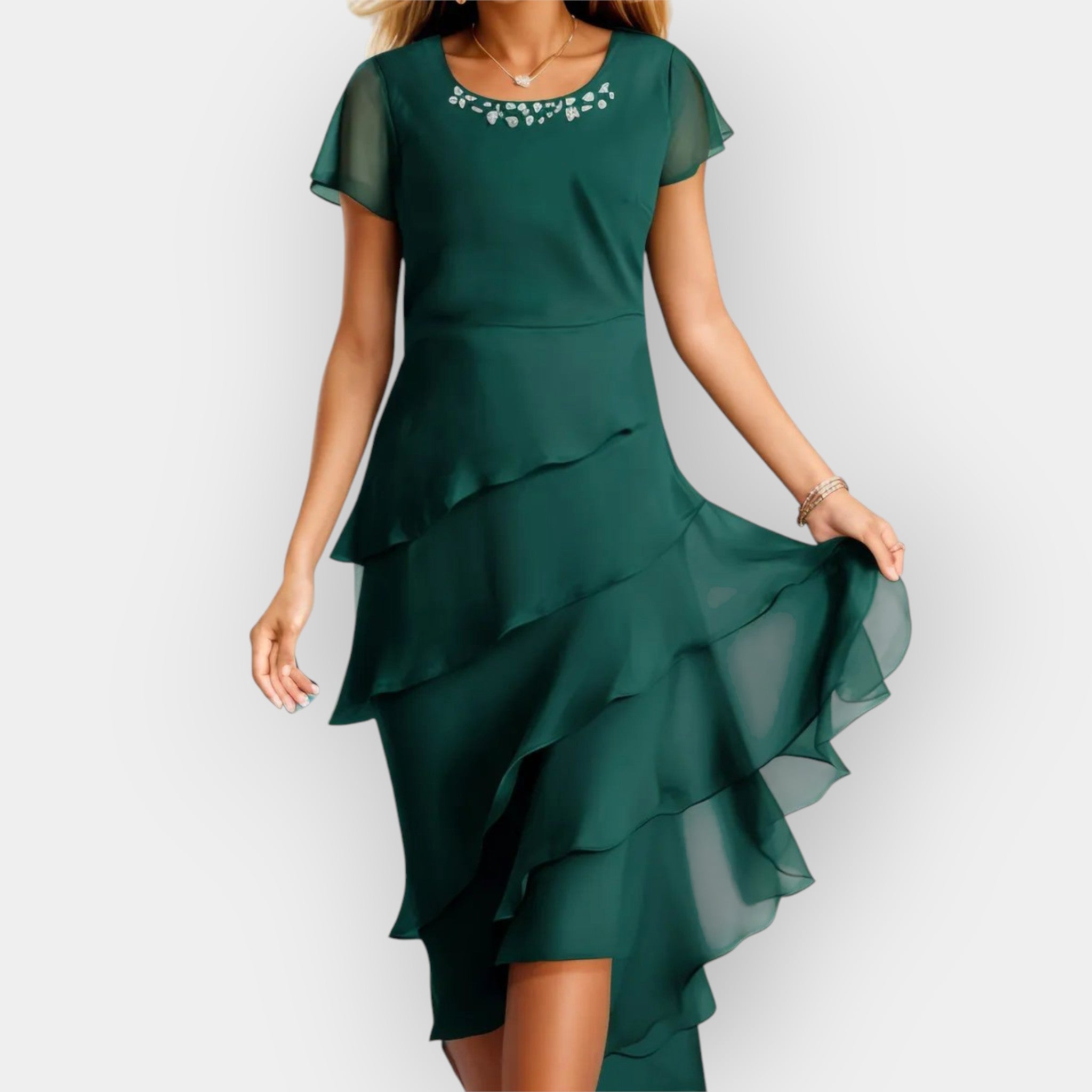 Lengvas Šifono Suknelė