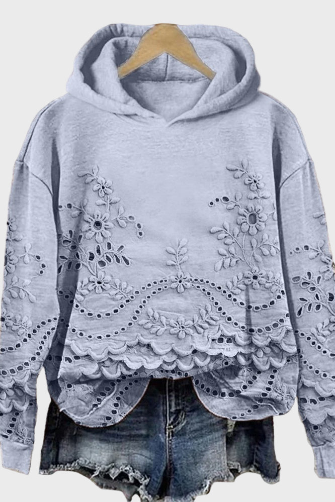 Kapišonas su Nėriniais Žaliojo Pievelės