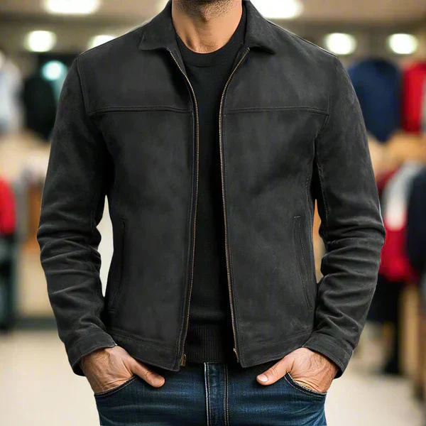 Omar™ | Minimalistické semišové sako