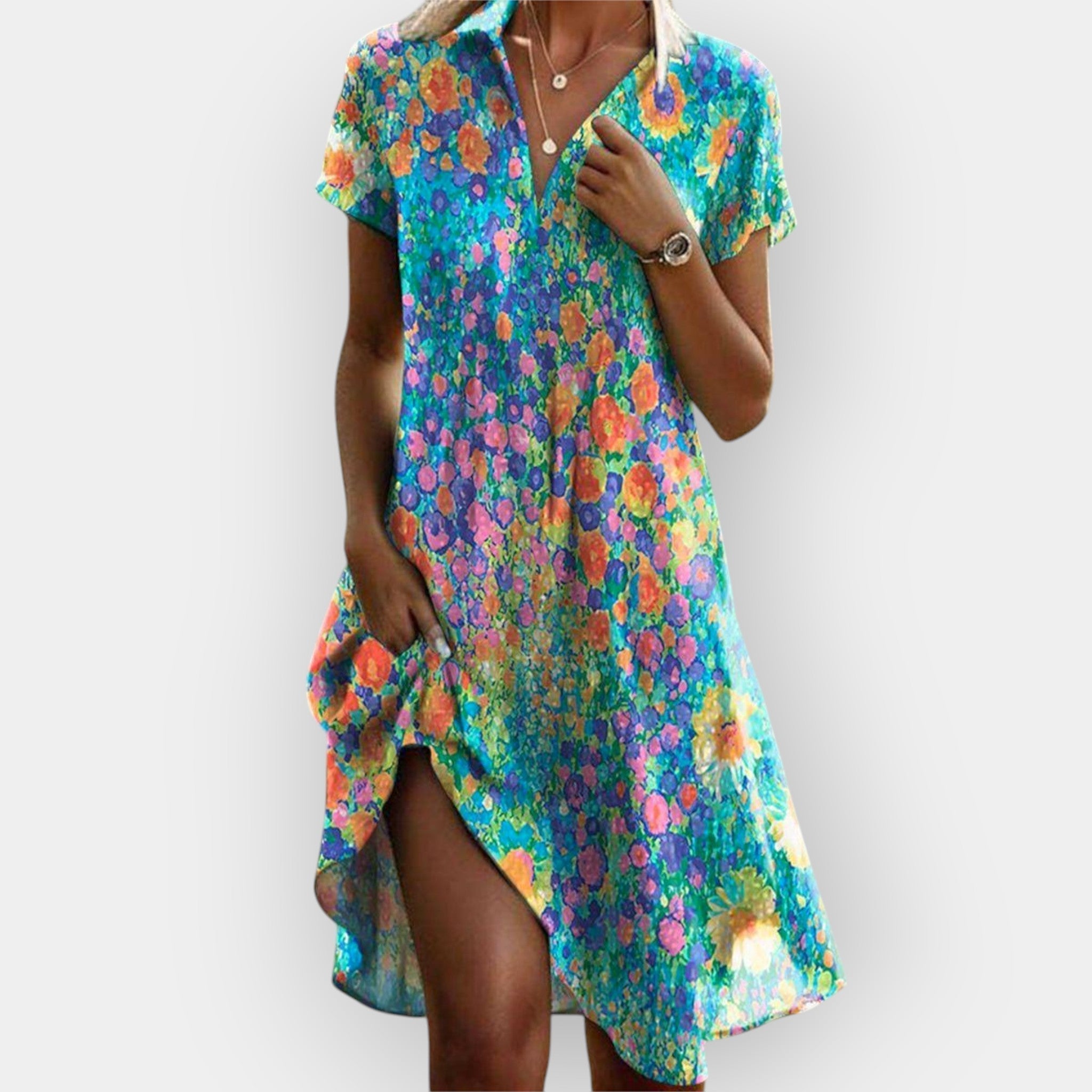 Boho Vasaros Suknelė